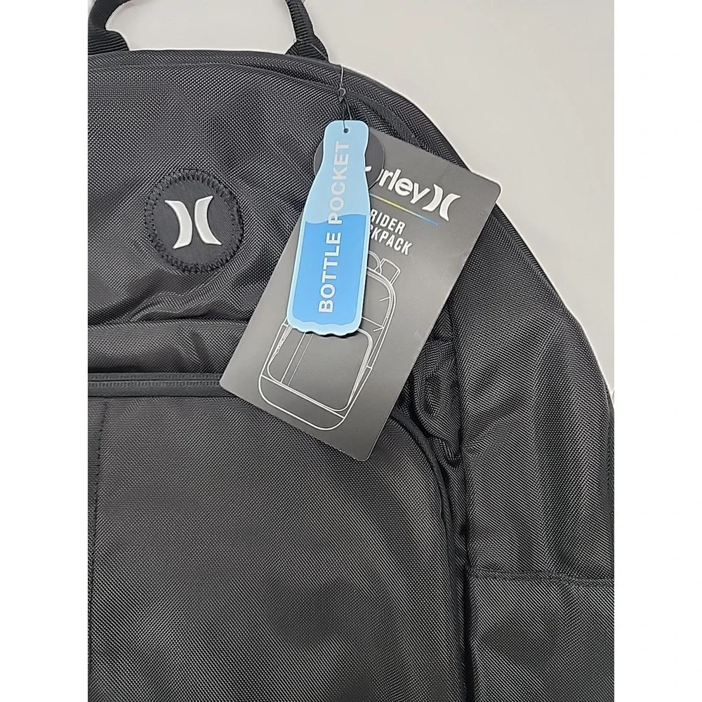Hurley‎ Lightweight & Durable Everyday Rider Backpack Black